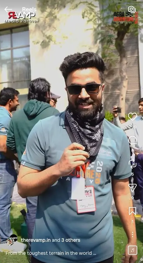 Hosting the Agra Adventure Rally on camera